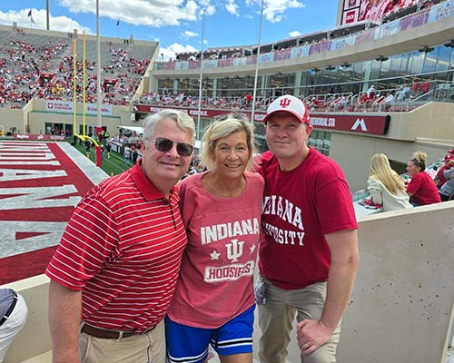 The legal team at Greene & Schultz Trial Lawyers proudly sponsors IU athletics