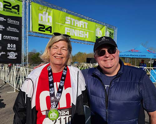 Each spring, Greene & Schultz sponsors the Hoosier Half Marathon and FTK 5K, benefiting the Monroe County YMCA.